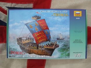 Zvezda 9038  ENGLISH MEDIEVAL SHIP THOMAS